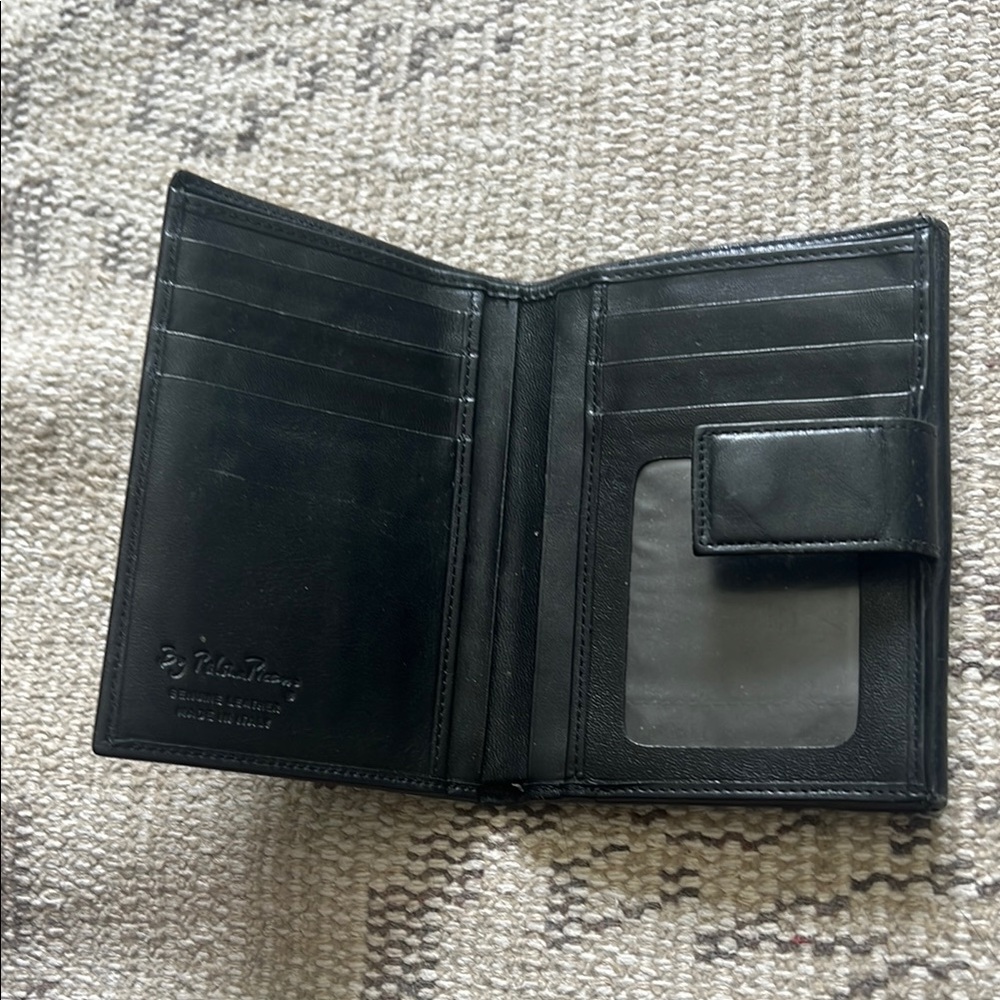 Vintage Paloma Picasso Black Leather Wallet - Picture 4 of 7